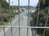 国道３号線を下に見る